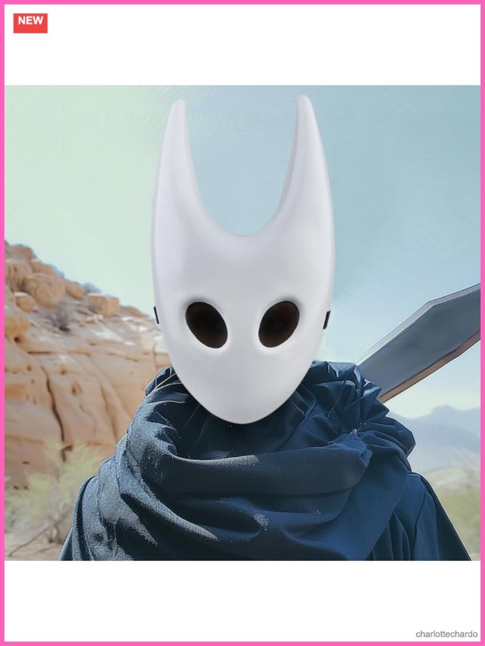 Medieval Knight PVC Full Head Mask Cosplay Halloween Cosplay Accessory
